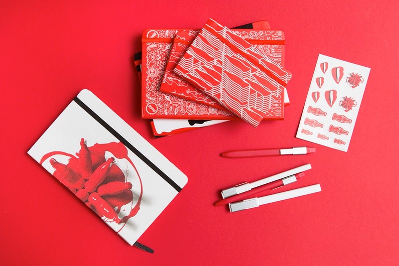 Coca-Cola bottle's 100th Anniversary on Moleskine