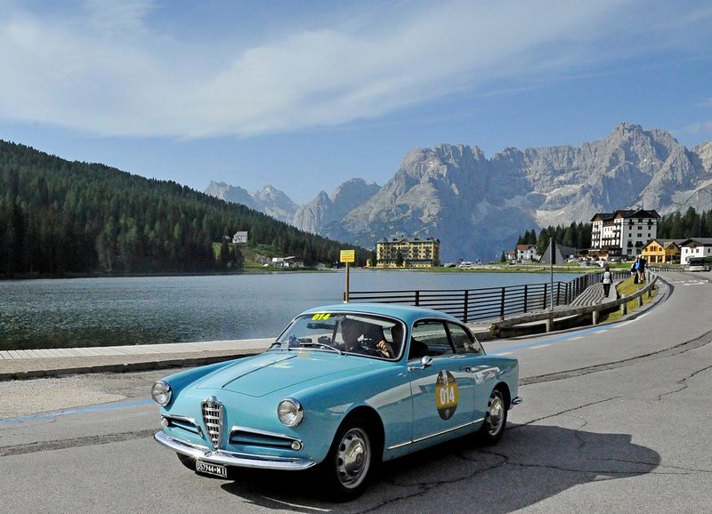 Coppa d’Oro delle Dolomiti 2016 won by Alfa Romeo - Cortina d'Ampezzo, Italy-