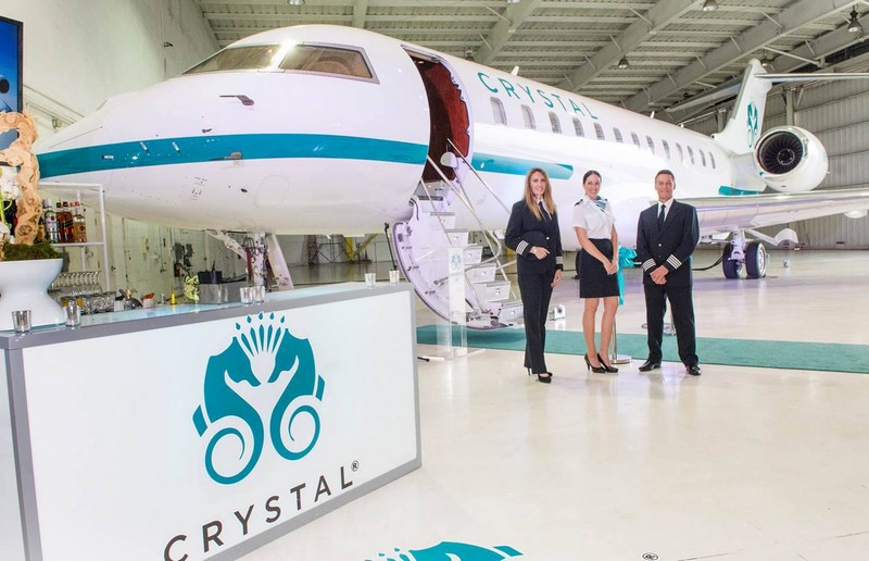 Crystal Cruises luxury cruise line adds a Bombardier Global Express XRS to its fleet