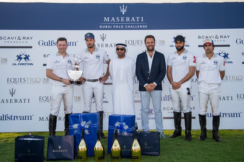 Desert Palm - the winner of the first maserati Dubai polo Challenge