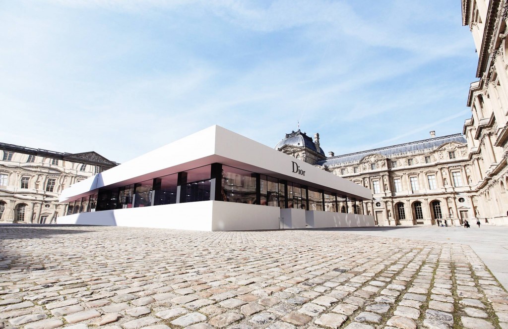 Dior  FW 2015 - the unique structure hosting the Dior women’s Autumn-Winter 2015-16 fashion show