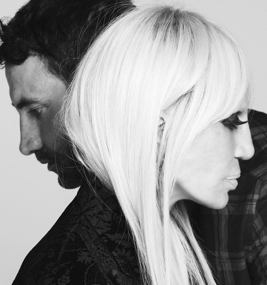 Donatella Versace And GIvenchy Riccardo Tisci