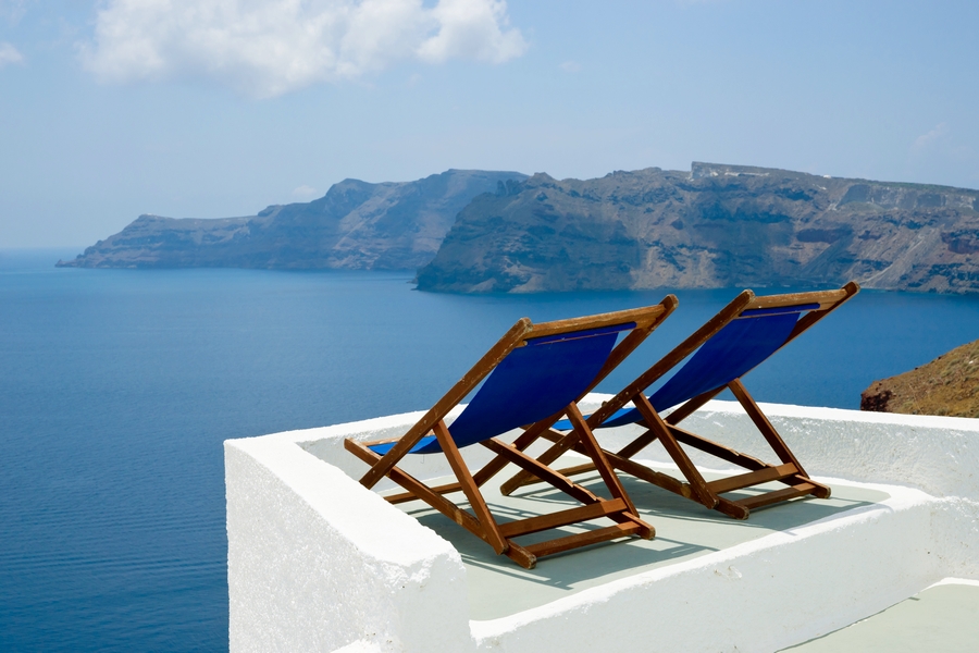 Europe_Greece_Santorini_Blue Beach Chair_attraction_beach_luxury_resort_travel.jpg