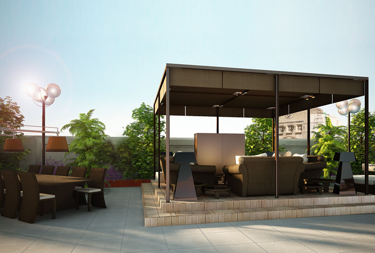 Excelsior Hotel Gallia, a Luxury Collection Hotel, Milan-renovation 2015-Katara Suite Terrace - Rendering