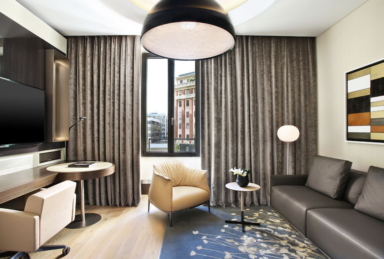 Excelsior Hotel Gallia, a Luxury Collection Hotel, Milan-renovation 2015-Signature Suite Living Room