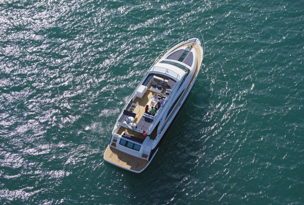 Fairline Yachts -Squadron 65 Hard Top Aerial