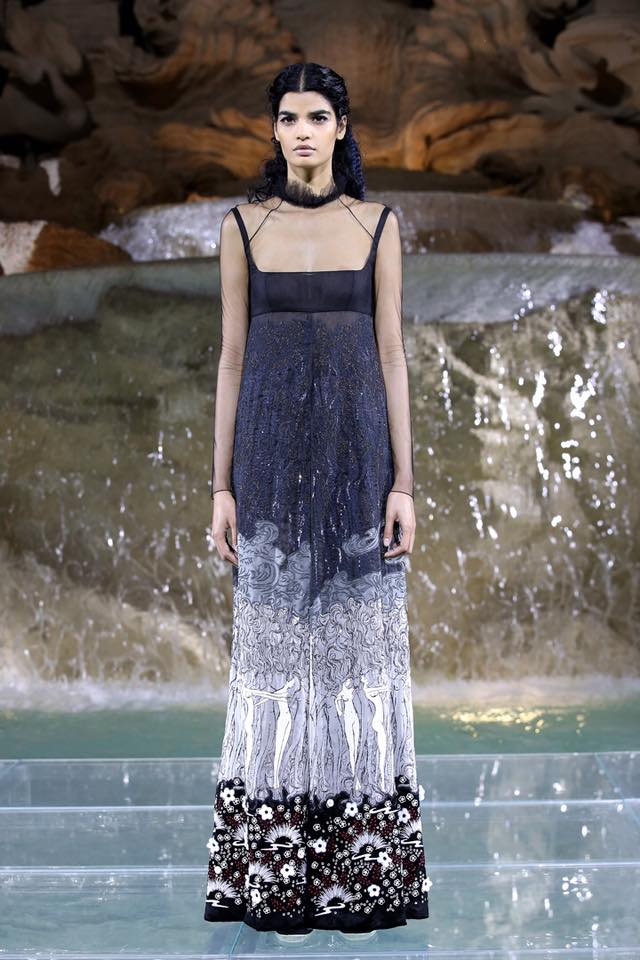 Fendi The Legends and Fairy Tales fashion show at the Trevi Fountain in Rome