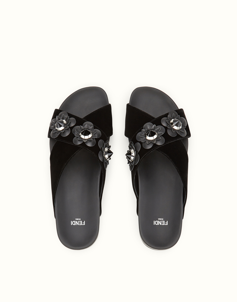Fendi black sandals