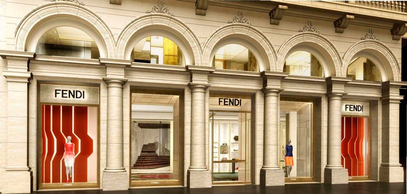 Fendi re-opening of Palazzo Fendi in Rome on December 5th 2015
