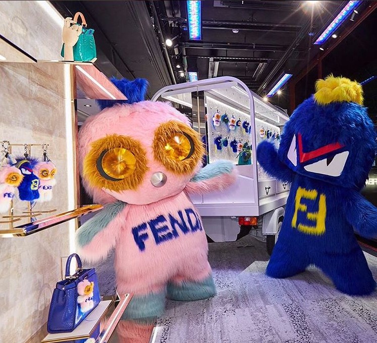 Fendirumi pop up store at Harrods London 2016