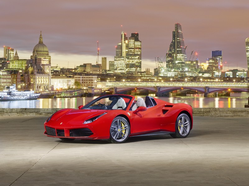 Ferrari 488 Spider Launch  in London-2016-
