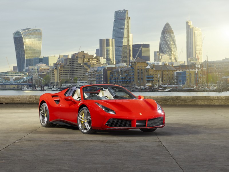 Ferrari 488 Spider Launch  in London-2016---