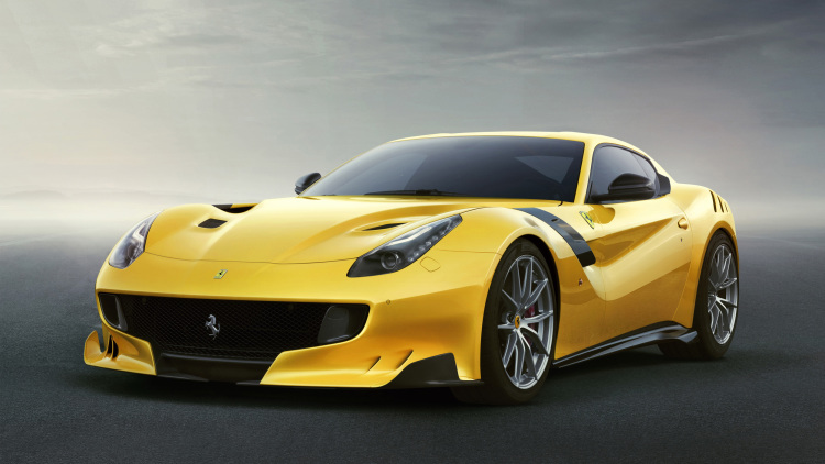 Ferrari F12 TdF paying homage to the Tour de France