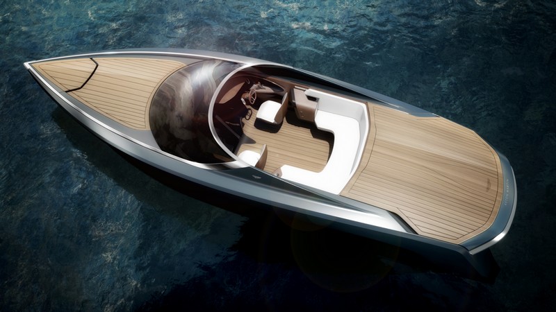 First powerboat developed by Aston Martin and Quintessence Yachts showcased at Milan Design Week 2016