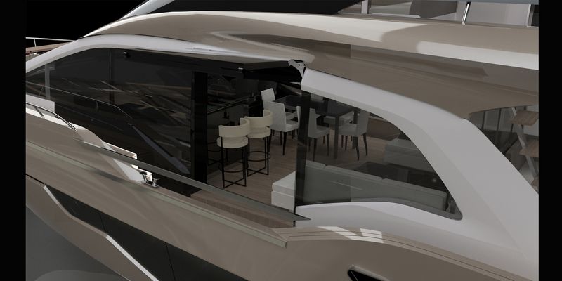 Fly 21 Gullwing the new flagship of Sessa Marine-