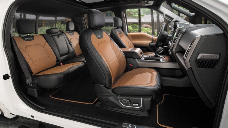 Ford F150newlimited model-interior