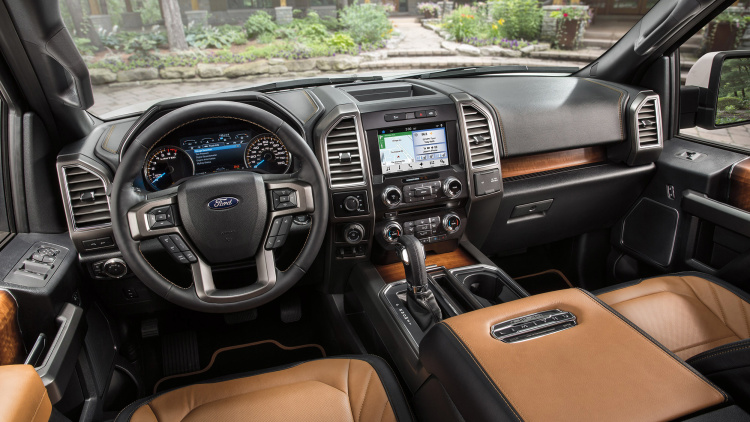 Ford F150newlimited model-interior2