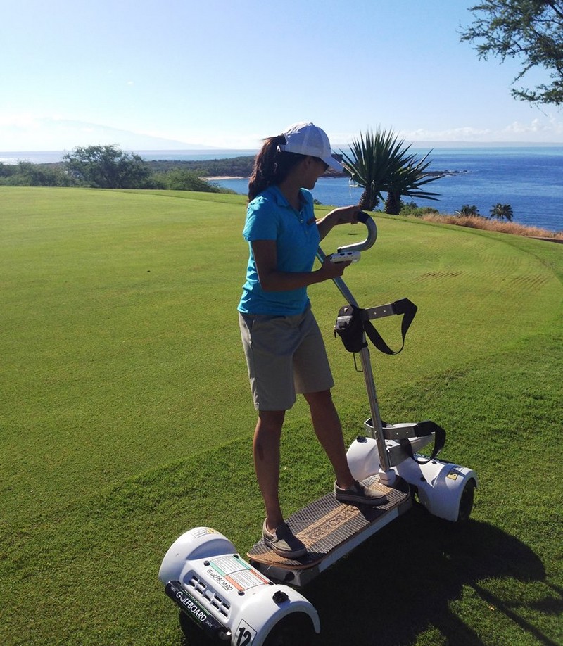 Four Seasons Resort Lanai - Come on over to Manele Golf Course and surf the earth on a GolfBoard