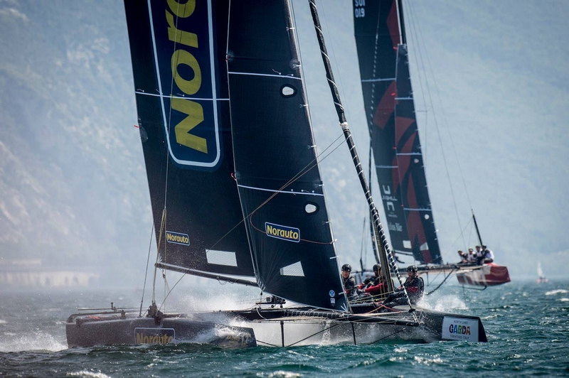 Franck Cammas and his crew on Norauto have won the GC32 Riva Cup