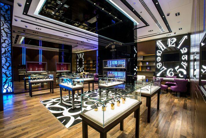 Franck Muller exclusive boutique in the Dubai Mall