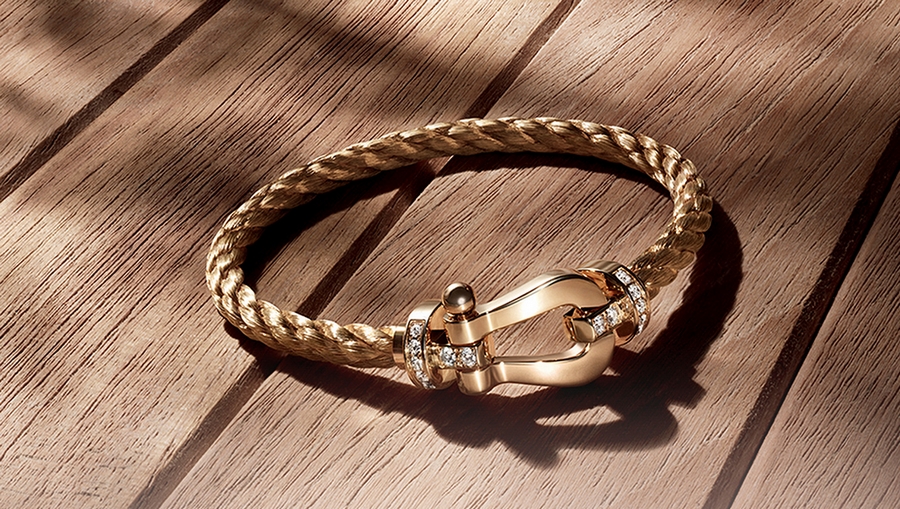 Fred Bracelet Force 10 Yellow gold