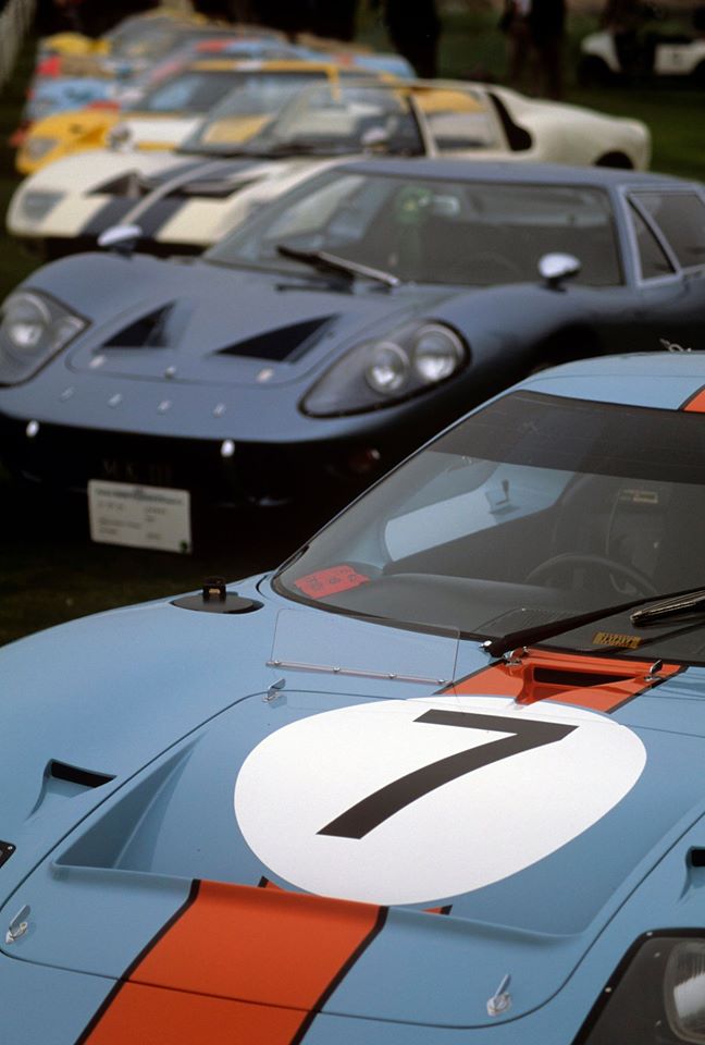 GT40 class at the 2016 Pebble Beach Concours d’Elegance