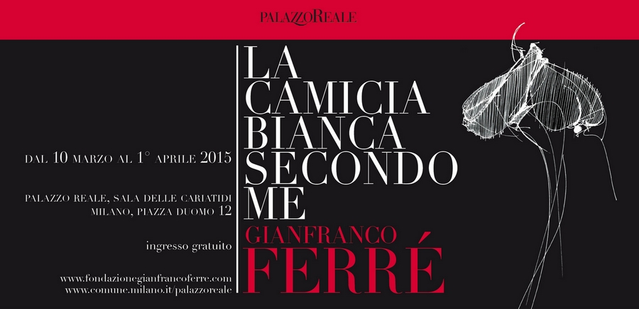 Gianfranco Ferre My White Shirt - La camicia bianca secondo a me 2015 exhibition Milan Palazzo Reale-details