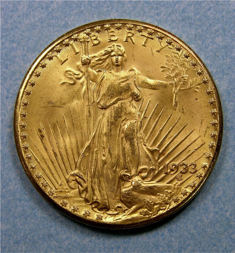 Gold Double Eagle coins were supposed to be melted down and sent to Fort Knox for bullion