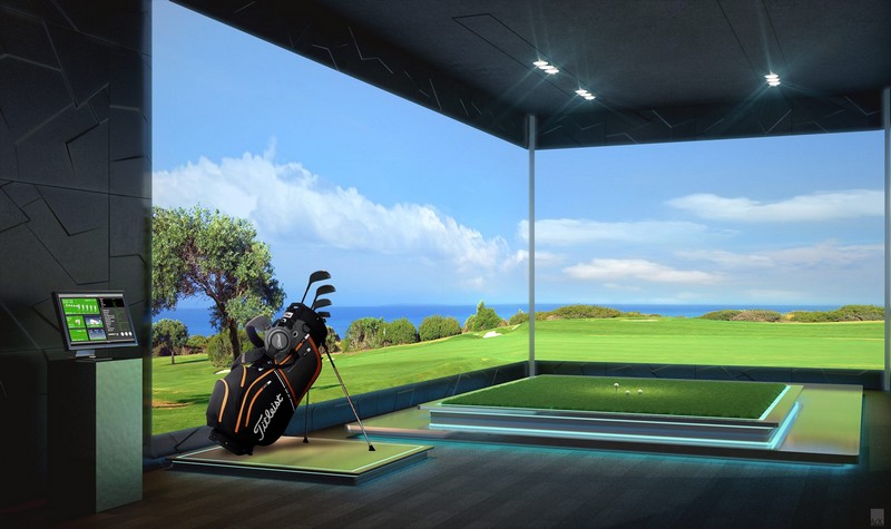 Golf Simulator at The Estates at Acqualina Miami 2luxury2