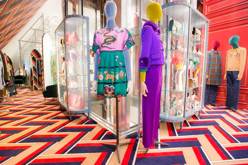 Gucci’s new permanent shop-in-shop at Dover Street Market in New York City