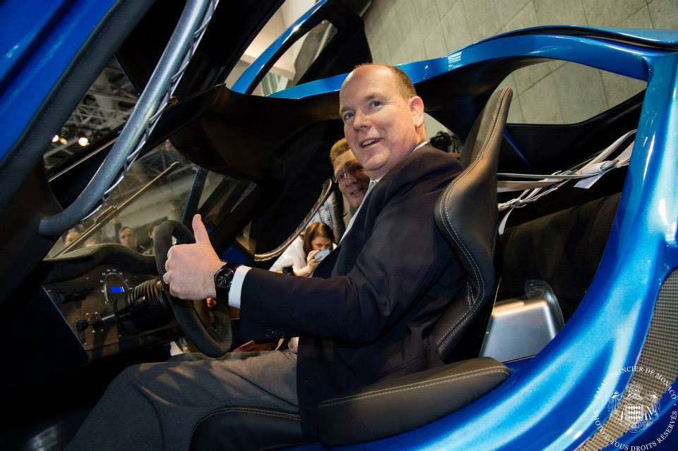 H.S.H Prince Albert II of Monaco launched The Toroidion 1MW Concept car