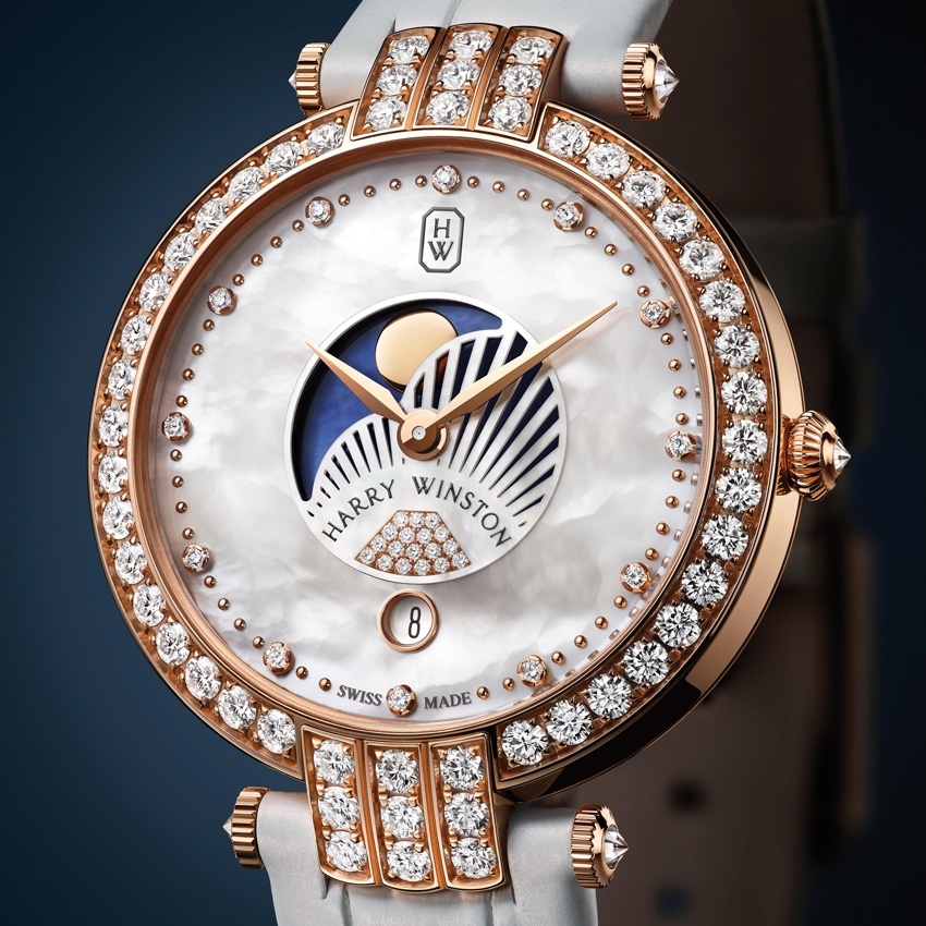 HARRY WINSTON PREMIER MOON PHASE 36 MM watch 2016-model