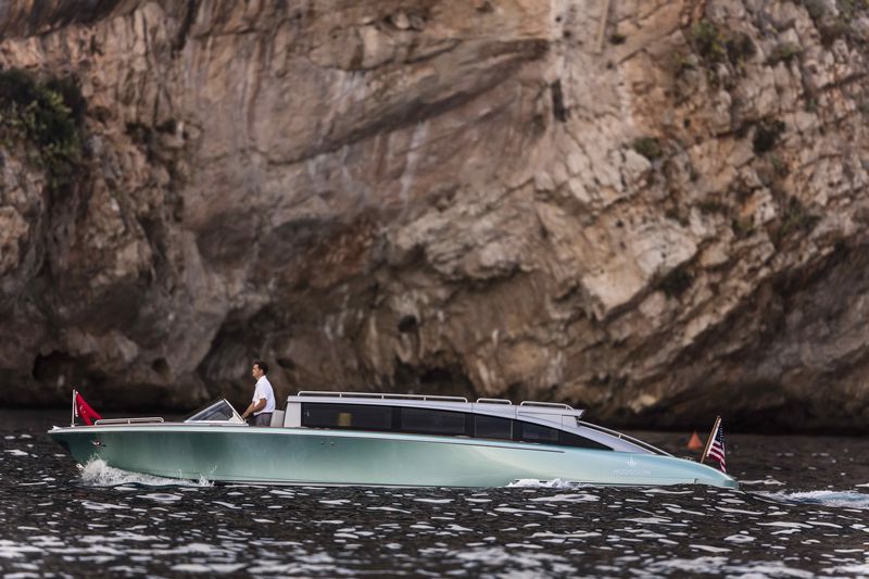 Hodgdon yachts 10.5 meter custom limo tender