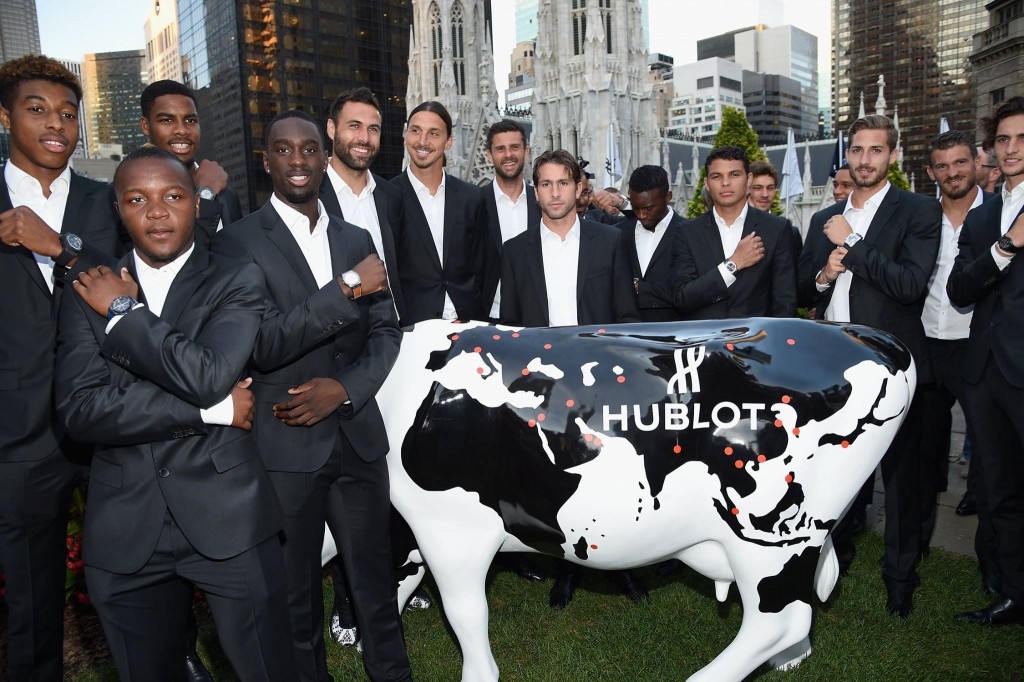 Hublot And Paris Saint-Germain Score Atop Rockefeller Center--