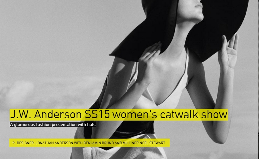 J.W. Anderson SS15 women's catwalk show -Fashion- The Designs of the Year 2015 nominees @ Design Museum London