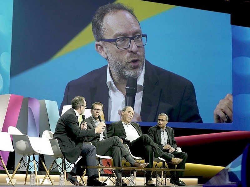 Jimmy Wales, Jay Carney, Joe Schoendorf & Rishad Tobaccowala - vivatech 2016 - 2luxury2