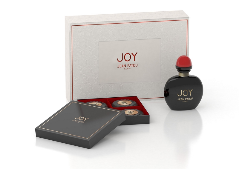 Joy the famous perfume by Jean Patou, is packaged in its 1932 bottle