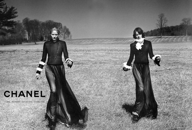 Karl Lagerfeld chanel winter ad campaign