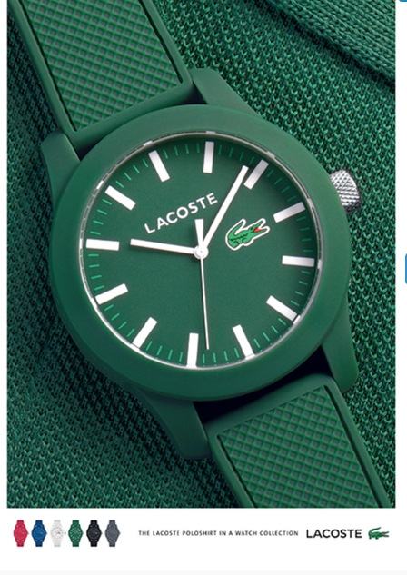 Lacoste watches for Baselworld 2015