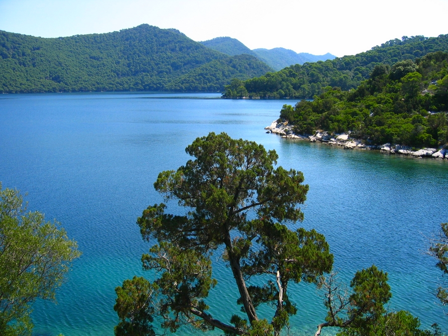 Lake on Mljet Croatia