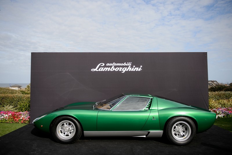 Lamborghini restored the original Miura SV to celebrate Miura 50th anniversary at The Amelia Island Concours d'Elegance-