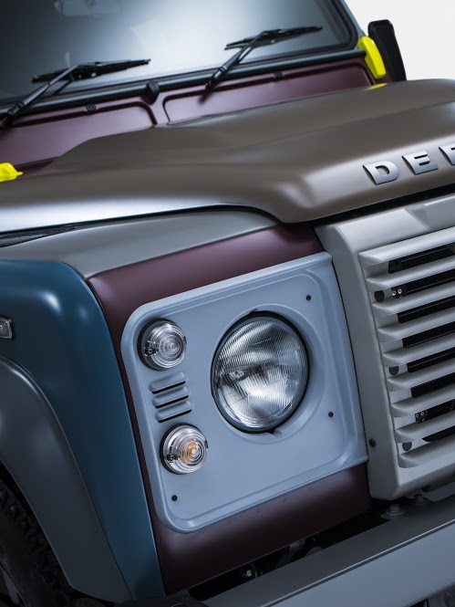 Land Rover's tailor-made Defender for Paul Smith-2015  -details