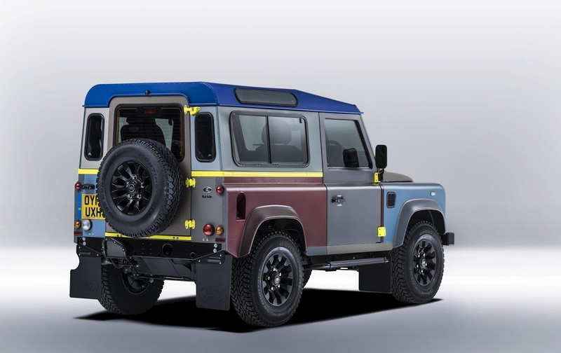 Land Rover's tailor-made Defender for Paul Smith-2015-rear