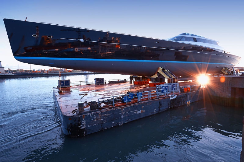 Oceanco and Vitters Shipyard Launch Project 85
