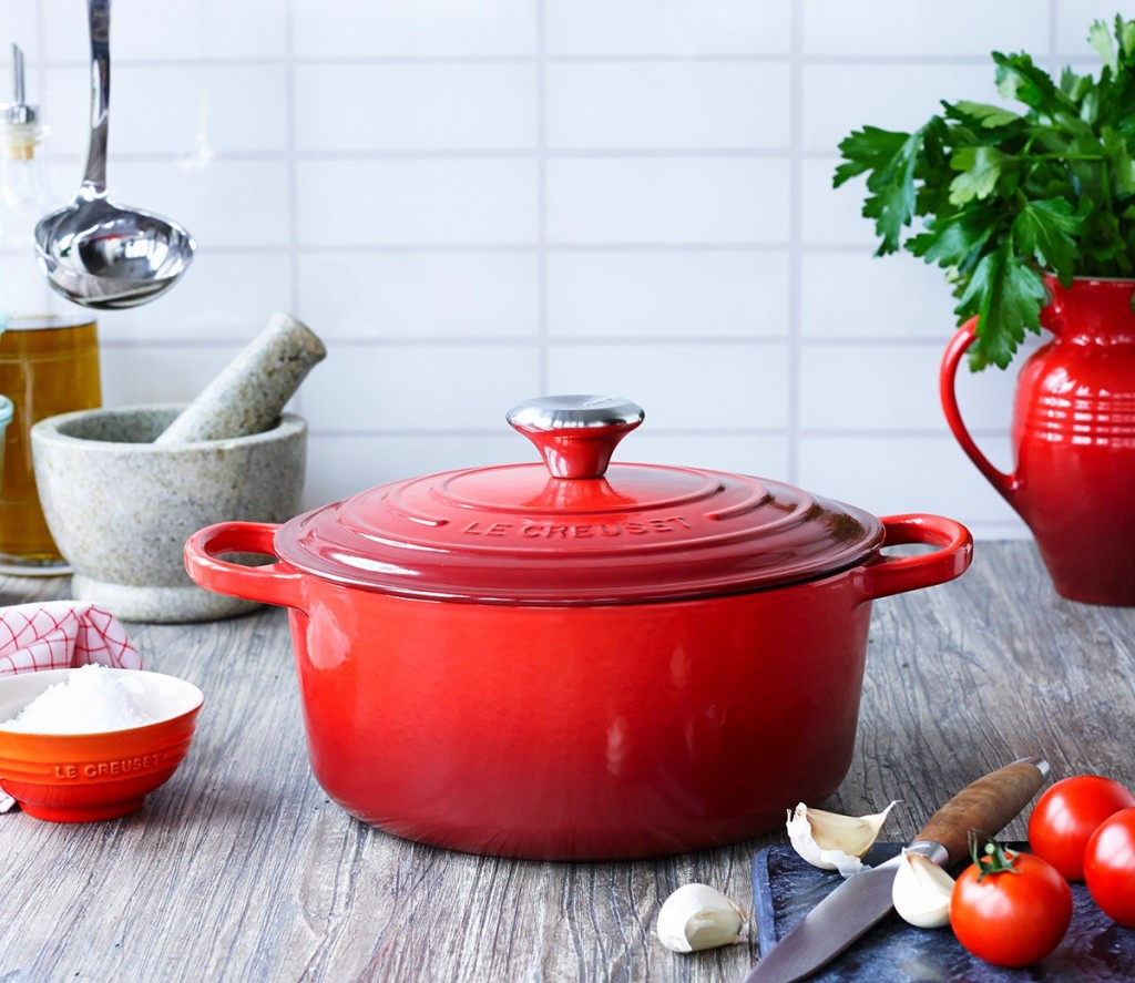 Le Creuset's replica of the very first French oven, or cocotte