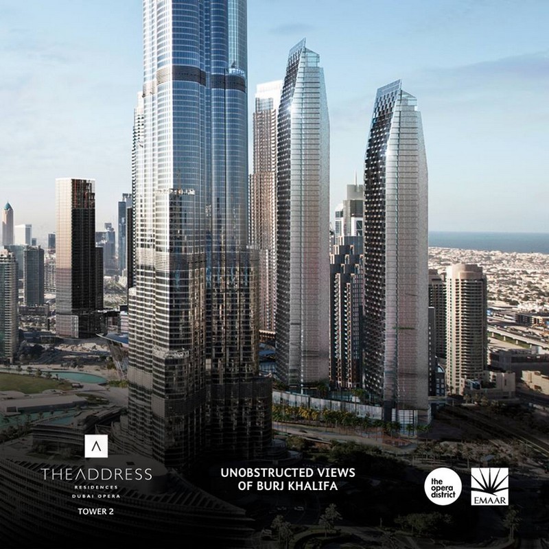 Live footsteps away from Burj Khalifa at The Address Residences Dubai Opera