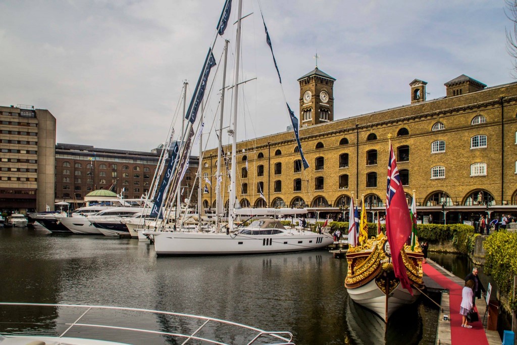 London Yacht Jet & Prestige Car Show 2015-at St Katharine Docks.