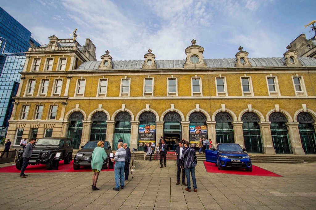 London Yacht Jet & Prestige Car Show 2015-the entrance