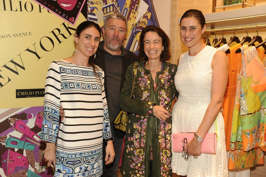 Lorenza Luti, Philippe Starck ,Laudomia Pucci, Jasmine Abdellatif Starck