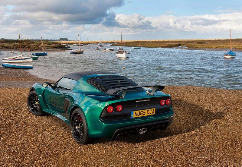 Lotus Exige Sport 350-green rear- rustis marina